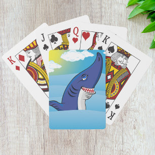 haai in de oceaan pokerkaarten