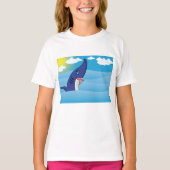 haai in de oceaan t-shirt (Voorkant)