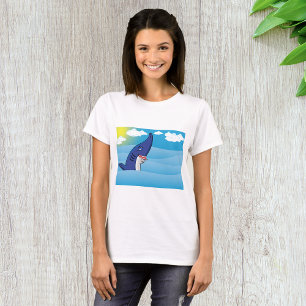 haai in de oceaan t-shirt