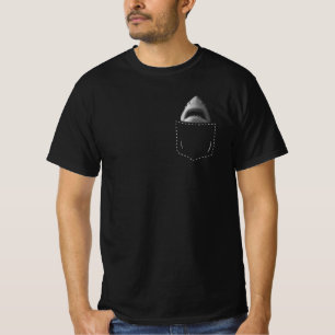 Haai in zak t-shirt