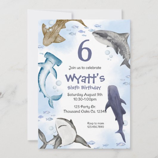 Haai, kaart (Voorkant)