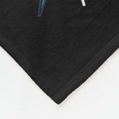 Haai met Eclipse glazen totaliteit 2024 Grappige S Fleece Deken (Hoek)