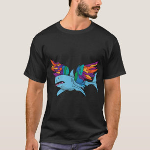 Haai met vleugels t-shirt
