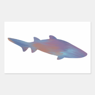 Haai onder de Sticker van het oceaanoppervlak