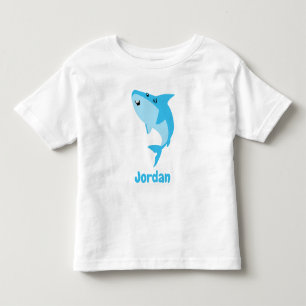 Haai onder het Zee Schattige gepersonaliseerd Kinder Shirts