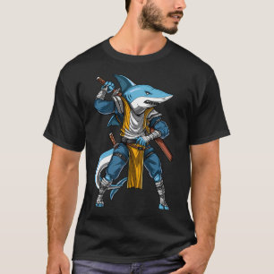 Haai Samurai Ninja T-shirt