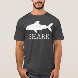 Haai Silhouet Distressed Design T-shirt