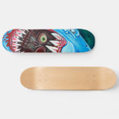 Haai VS Zombie Skateboard (Horizontaal)