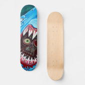 Haai VS Zombie Skateboard (Voorkant)