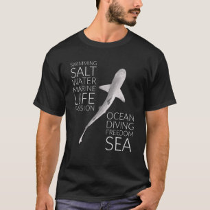 Haai Zeedier Bioloog Zee Oceaan Man Vrouw Ki T-shirt