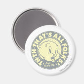 Haaie TH-TH-DAT IS ALLE FOLKS! Magneet (Voorkant / Achterkant)