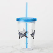 Haaien Acryl Drinkbeker (Voorkant)