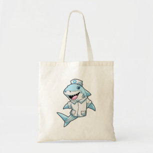 Haaien als zuster met coat tote bag