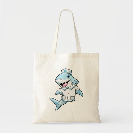Haaien als zuster met coat tote bag (Voorkant)