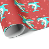 Haaien Cadeaupapier (Rol Hoek)