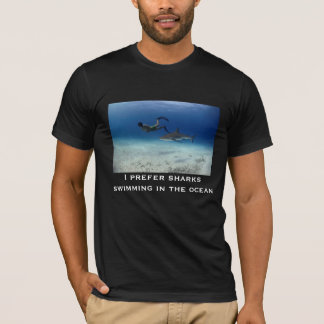 Haaien die zwemmen t-shirt