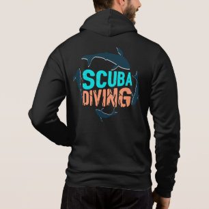 Haaien duiken hoodie