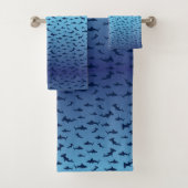 Haaien en hamerhaaien bad handdoek (Insitu)