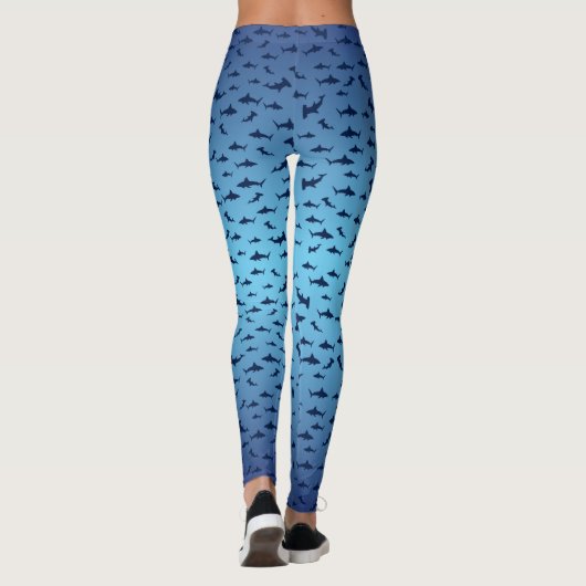 Haaien en hamerhaaien leggings (Achterkant)