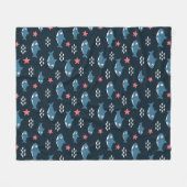 Haaien Fleece Deken (Voorkant (Horizontaal))