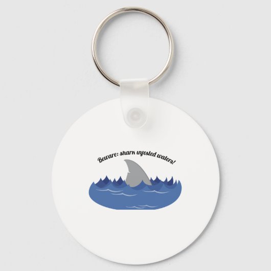 Haaien Geïnfesteerd Sleutelhanger (Voorkant)