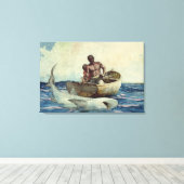 Haaien Gevist, 1885 Canvas Afdruk (Insitu (Houten vloer))