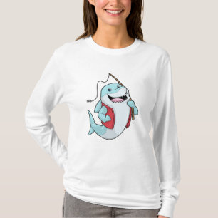 Haaien Gevist met Geviste staaf T-shirt