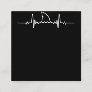 Haaien Hark Haaien Haaien Lovers in de Indische Oc Vierkante Visitekaartje