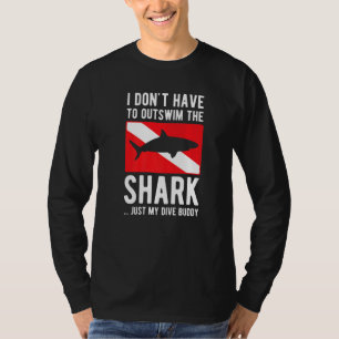 Haaien is mijn duikboeddscuba duiken t-shirt