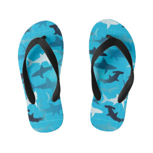 haaien! kinder teenslippers