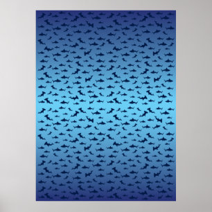 Haaien/klauwen Poster