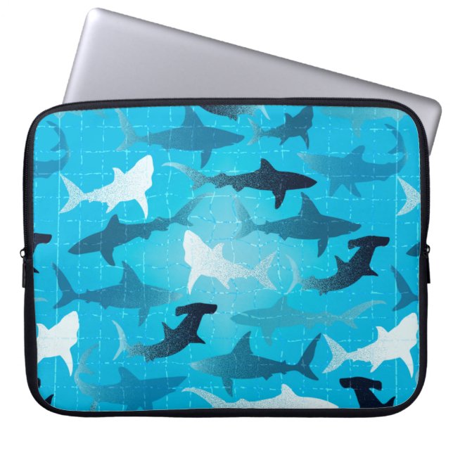 haaien! laptop sleeve (Voorkant)