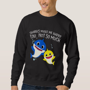 Haaien maken me blij dat je niet zo veel grappige trui