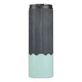 Haaien Navy Blue onder water Thermosbeker (Achterkant)