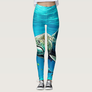 Haaien Oceaan Roofdier Kunst Leggings