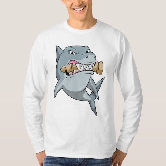 Haaien op Chess met Chess King T-shirt (Voorkant)