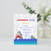 Haaien op uitnodiging van de derde verjaardag van (Staand voorkant)