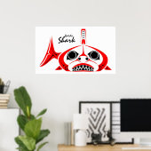 Haaien Poster (Thuiskantoor)
