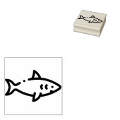 Haaien Rubberstempel (Gestempeld)