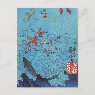 Haaien van Utagawa Kuniyoshi Briefkaart