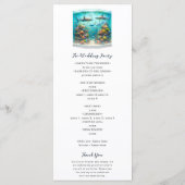 Haaien & Vis Aquatisch Waterverf Aquarium Programm Programma (Achterkant)