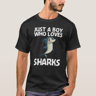 Haaien voor Kinder jongens Witte haai T-shirt