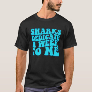 Haaien wijzen me een week lang af t-shirt