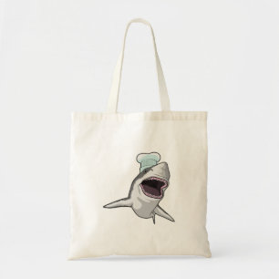 Haaien zoals Cook met Chef-pet Tote Bag