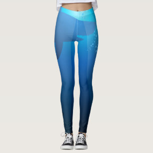 Haaien zwemmen leggings
