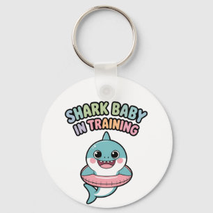 Haaienbaby in training   Kinderen Sleutelhanger