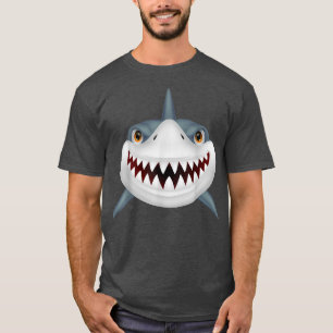 Haaienbeet Uitrusting Tanden Glimlach Grappig T-shirt