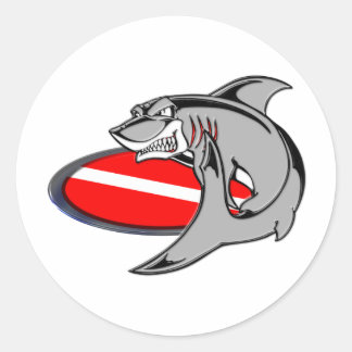HAAIENDUIKER RONDE STICKER