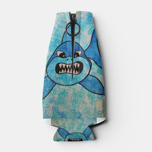 Haaienfles en Koelbox Flesjeskoeler (Achterkant)