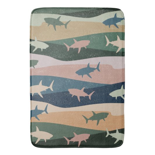 HAAIENGOLF BADMAT (Voorkant Verticaal)